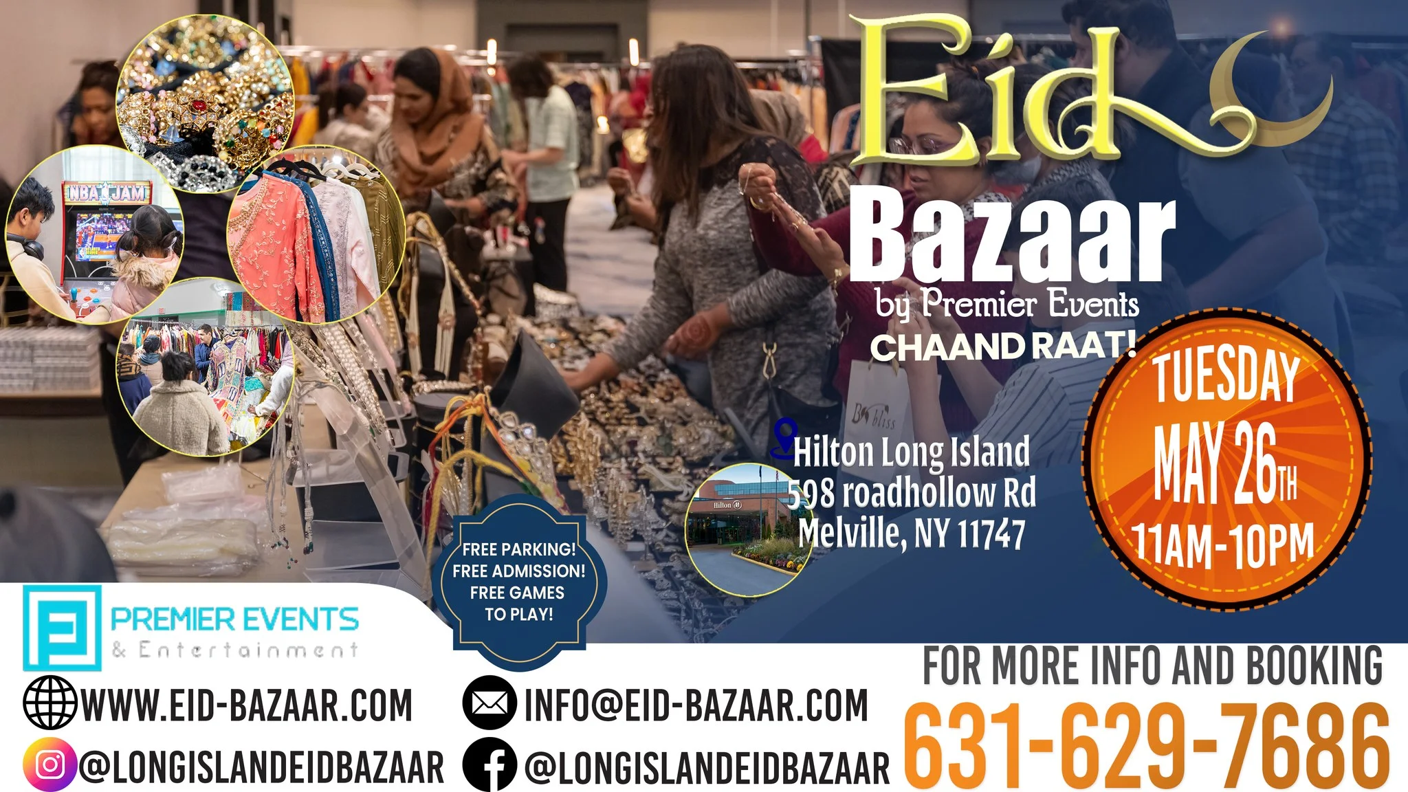 Long Island Eid Bazaar's Chaand Raat at Hilton Long Island
